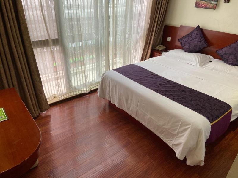 Greentree Inn Shanghai Songjiang University City New Songjiang Road Express Hotel Exterior foto